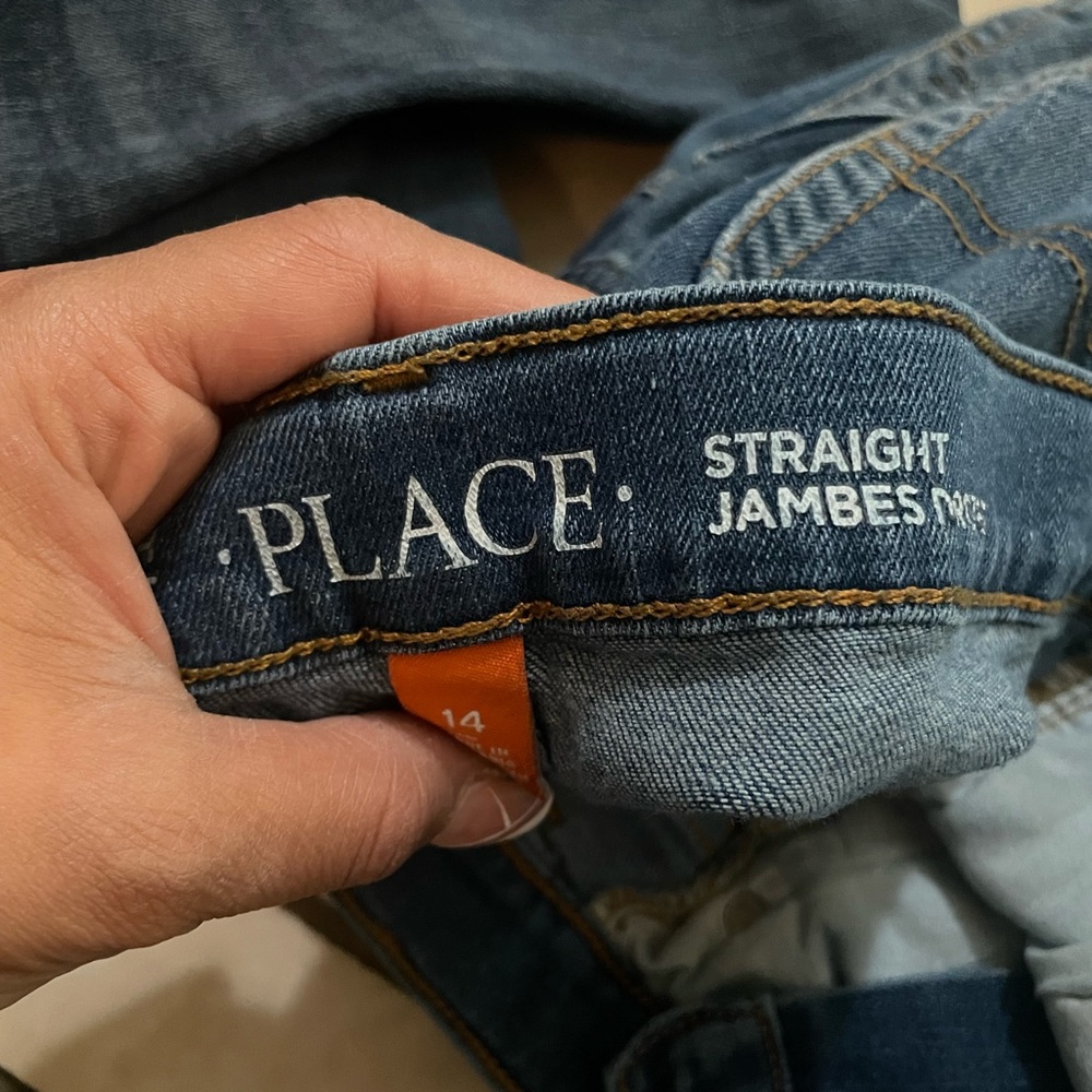 Boy jeans childrens place skinny jeans and straight size 14